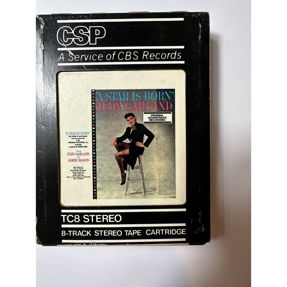 JUDY GARLAND "A STAR IS BORN" Sound Track 8 track tape
